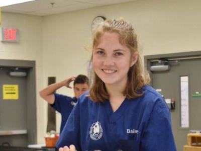 District winning SkillUSA student advancing to State Competitions