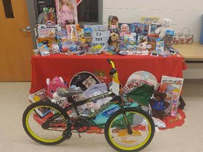 Toys from the Criminal Justice toy drive